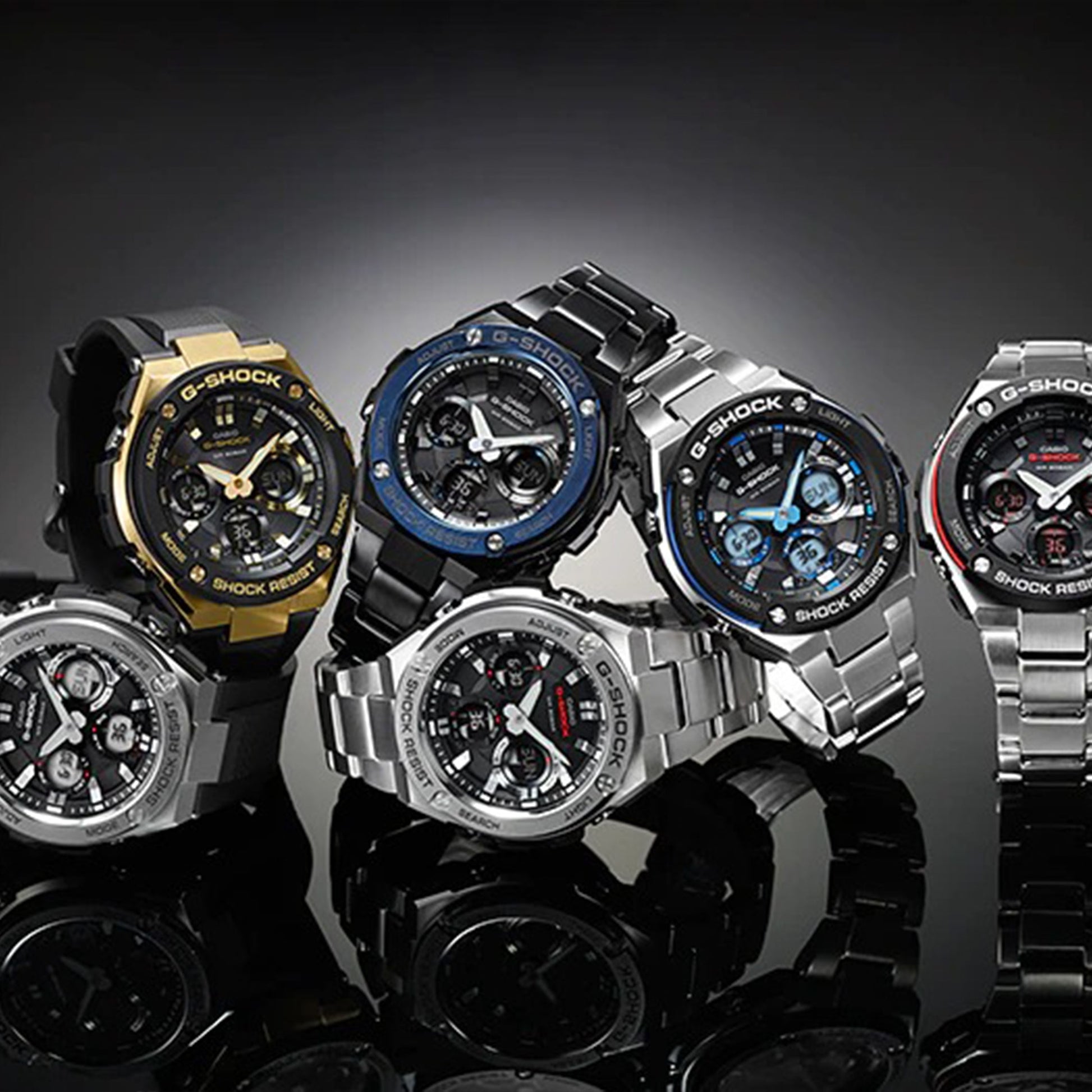CASIO G-Shock G-Steel 'Black Blue' GST-S110BD-1A2