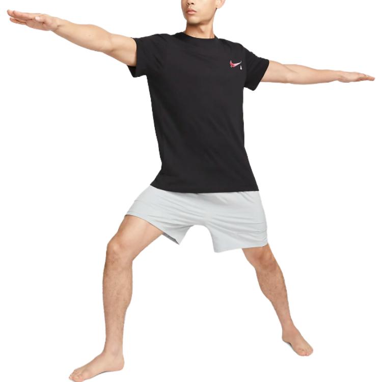 Nike Dri-FIT Yoga T-Shirt 'Black' DZ2650-010