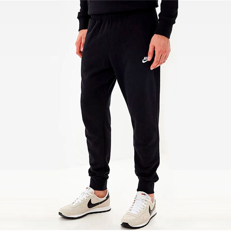 Nike M Nsw Club Jggr Ft Casual Sports Elastic Waistband Bundle Feet Long Pants Black BV2679-010