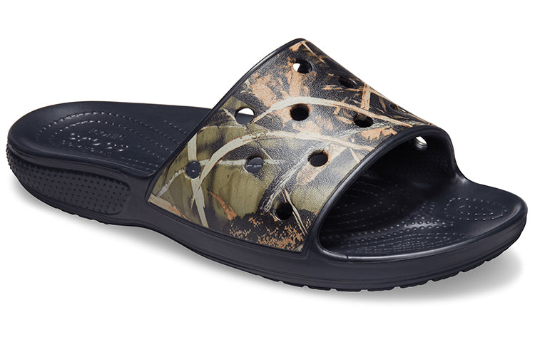 Crocs Classic Stylish Sports Slippers Unisex Black Brown 206521-001