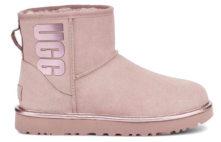 (WMNS) UGG Classic Mini UGG Rubber Logo 1110087-PCMT