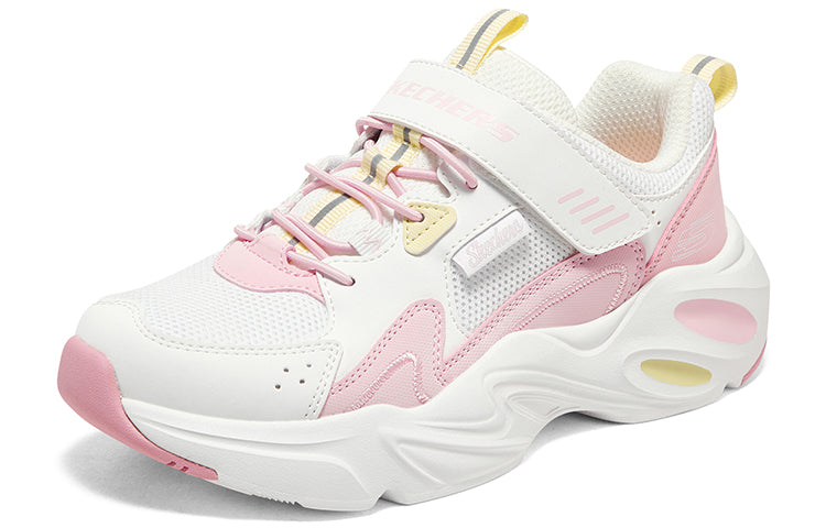 (GS) Skechers Sportswear Trainers 'White Pink' 319029L-WPK