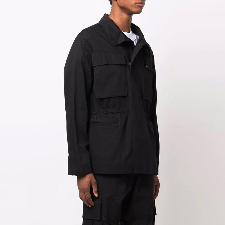 Off-White FW21 Logo Outdoor Jacket Slim Fit Version Black OMEL021F21FAB0021010