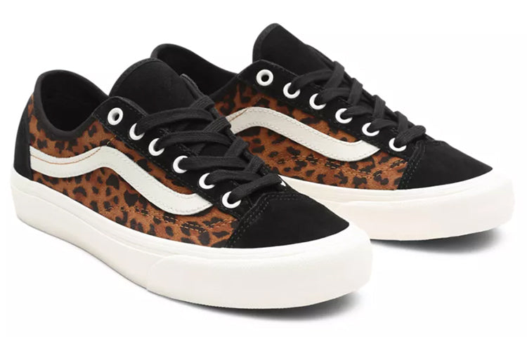 Vans Suede Leopard Style 36 Deconstructions SF Shoes Brown VN0A3MVL4Y5