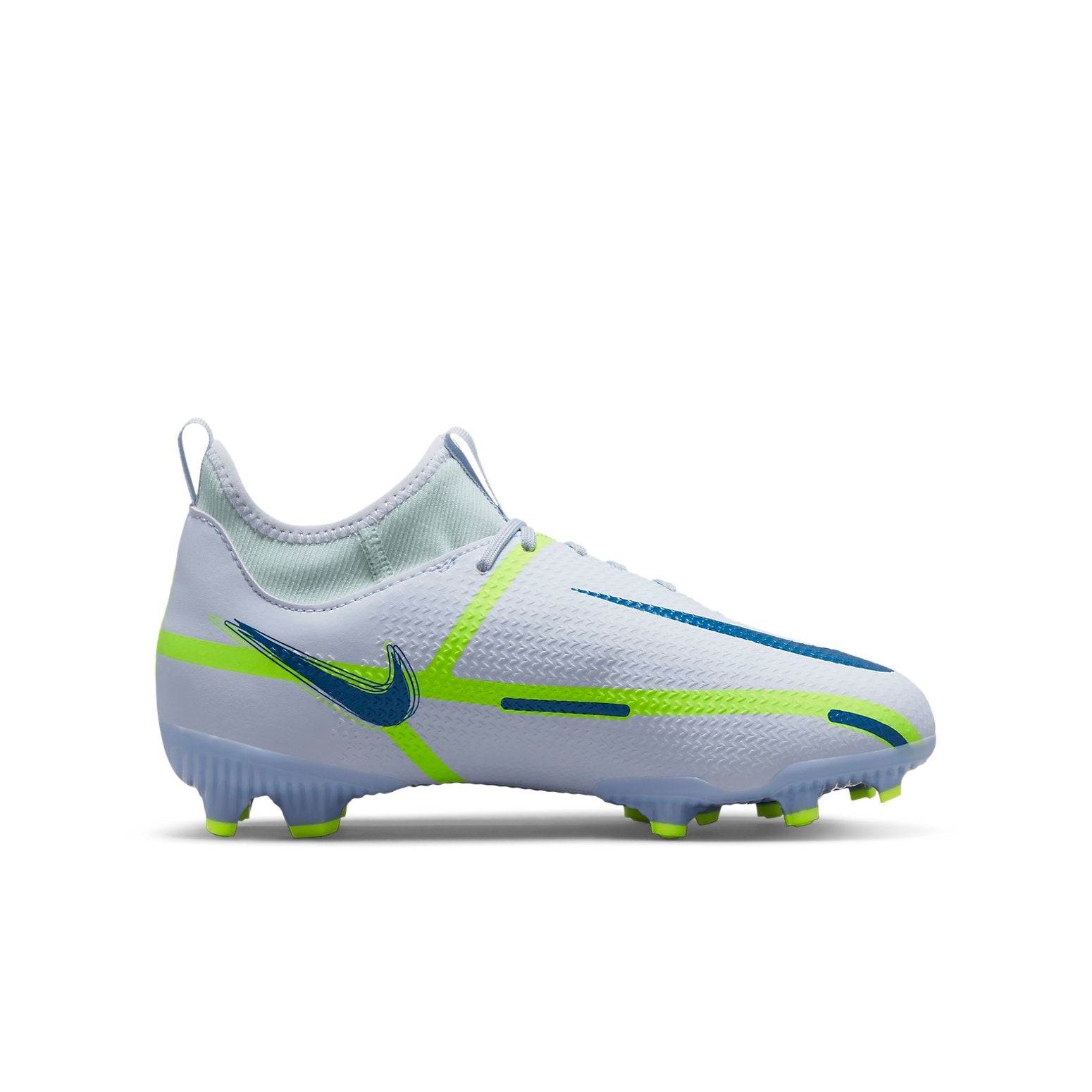 (GS) Nike Phantom GT2 Academy DF MG 'Grey Dark Marina Blue' DC0813-054