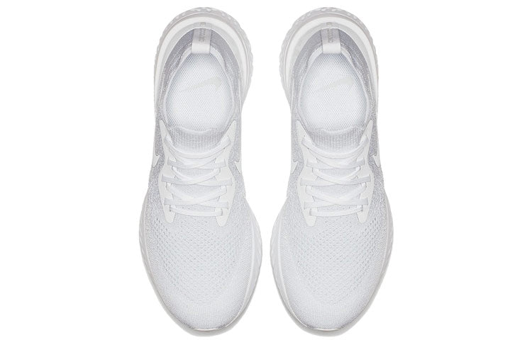 Nike Epic React Flyknit 'Triple White' AQ0067-102