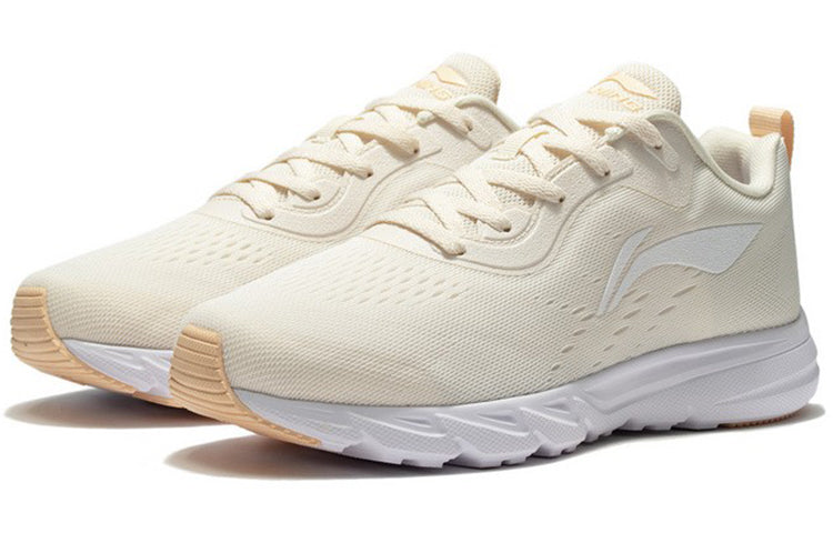 (WMNS) Li-Ning Light Weight Sport Shoes 'Beige White' ARBR006-6