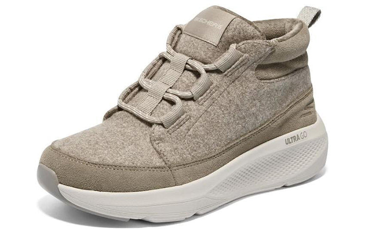 (WMNS) Skechers Ultra Go Shoes 'Beige Brown' 144532-DKTP