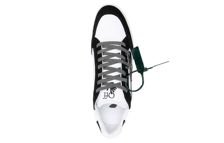 Off-White 5.0 Panelled Low-Top Sneakers 'Black White' OMIA227S23FAB0010110