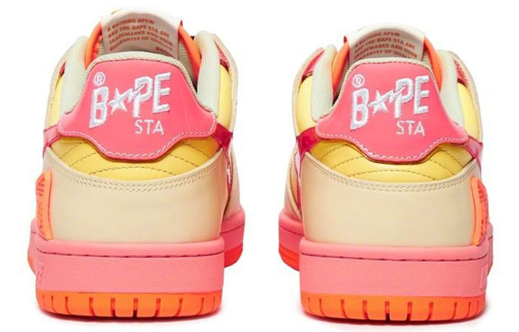 A BATHING APE Sk8 Sta 'Orange Pink' 1I30-191-003-ORANGE