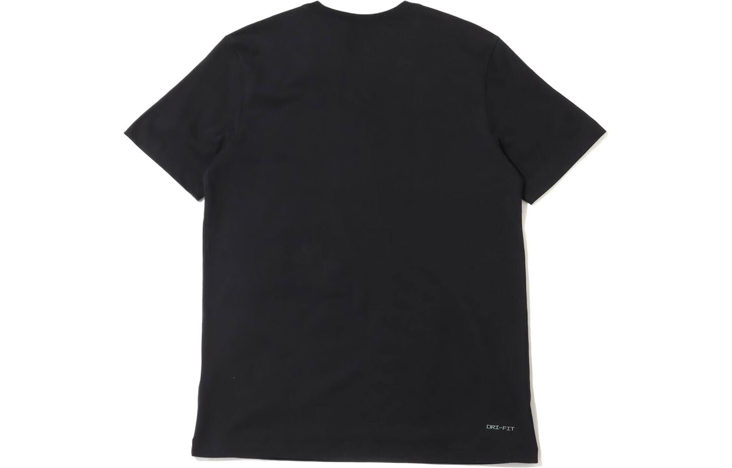 Men's Air Jordan Air Dri-FIT Flying Man Image Printing Round Neck Short Sleeve Black T-Shirt DH8926-010