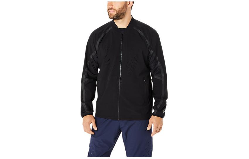 ASICS ACTIBREEZE Laser Perforated Jacket 'Performance Black' 2031E606-001