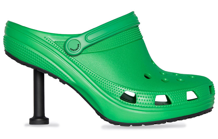 (WMNS) Crocs x Balenciaga Shoes 'Green' 677390W1S8E3033