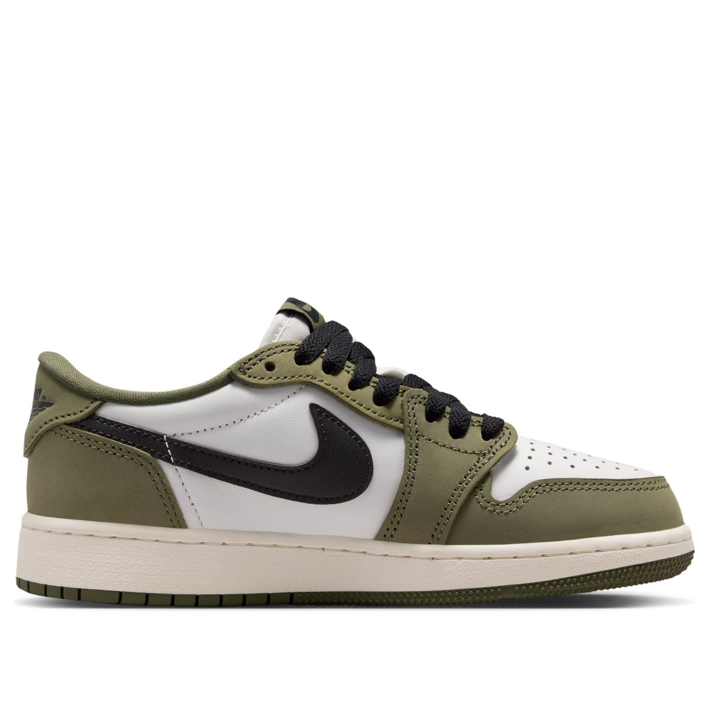 (GS) Air Jordan 1 Retro Low OG 'Medium Olive' HQ6999-200