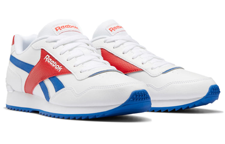 Reebok Royal Glide Ripple Clip Running Shoes 'White Blue Red' FW0853