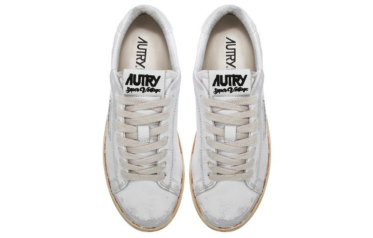 Autry Dallas Super Vintage Low Leather Sneakers 'White' DVLM-GF01
