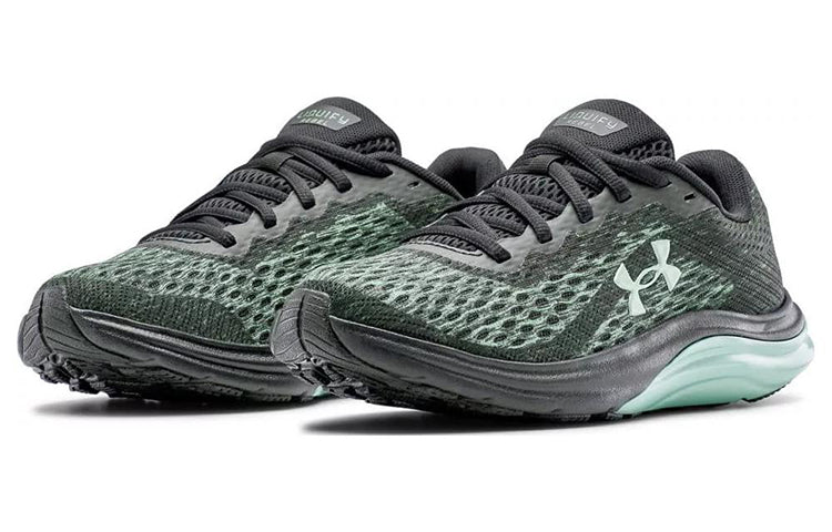 (WMNS) Under Armour Liquify Rebel 'Black Green' 3023022-101