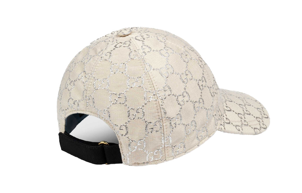 (WMNS) Gucci GG Lam Baseball Hat 'White' 631953-3HK75-9060