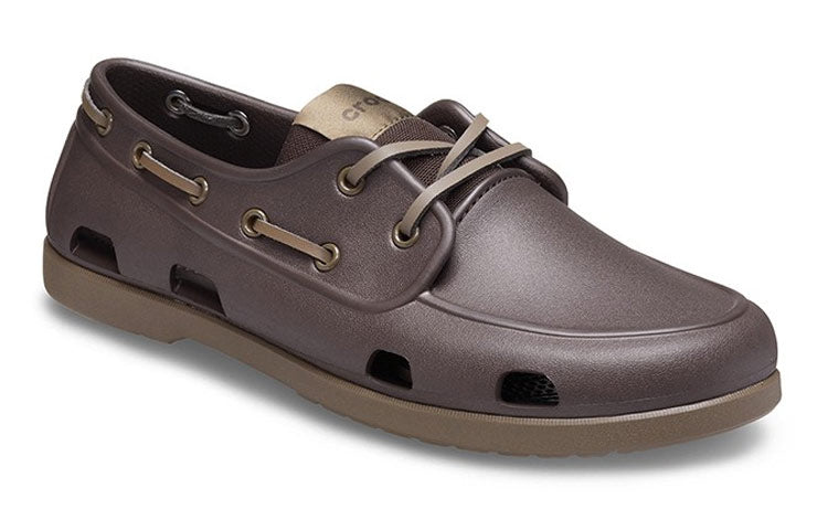 Crocs Minimalistic Cozy Low Top Brown Flats Loafers 206338-23B