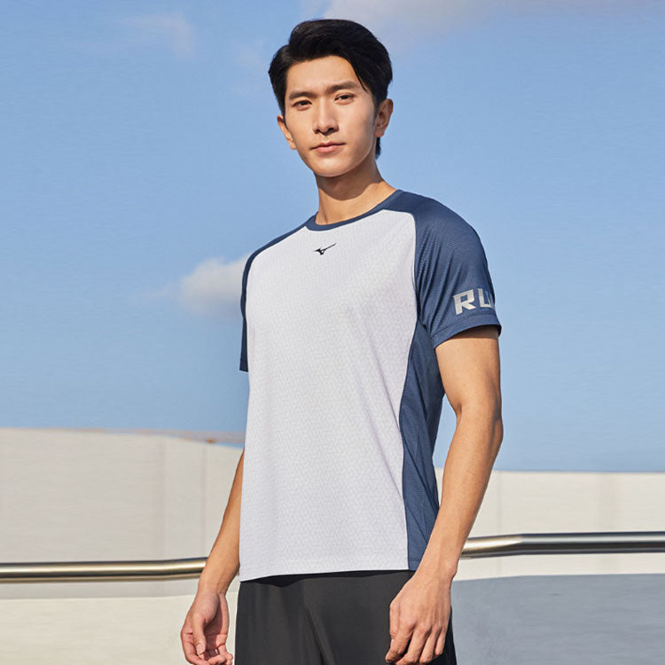 Mizuno Performance Logo Casual T-shirt 'Blue' J2CA31E3