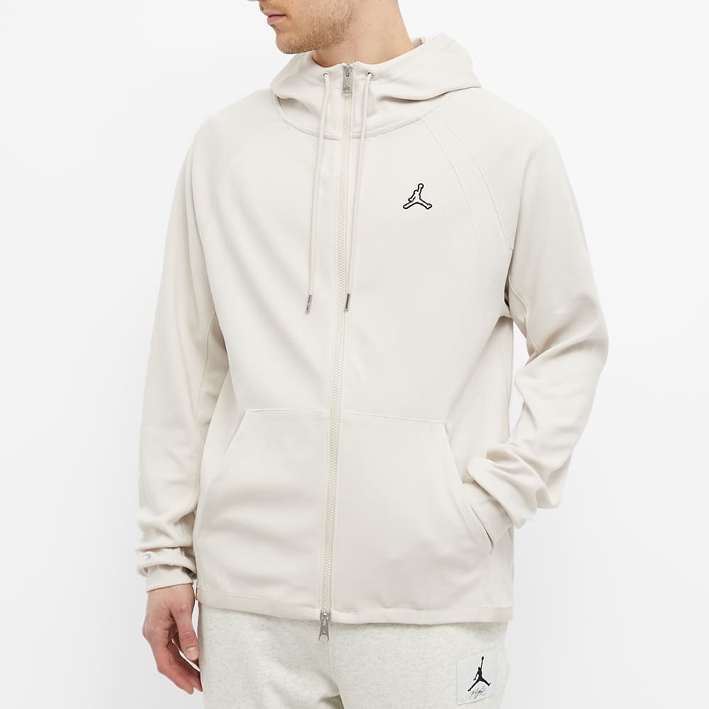 Air Jordan Solid Color Drawstring Hooded Jacket Men's Grey DJ0886-104