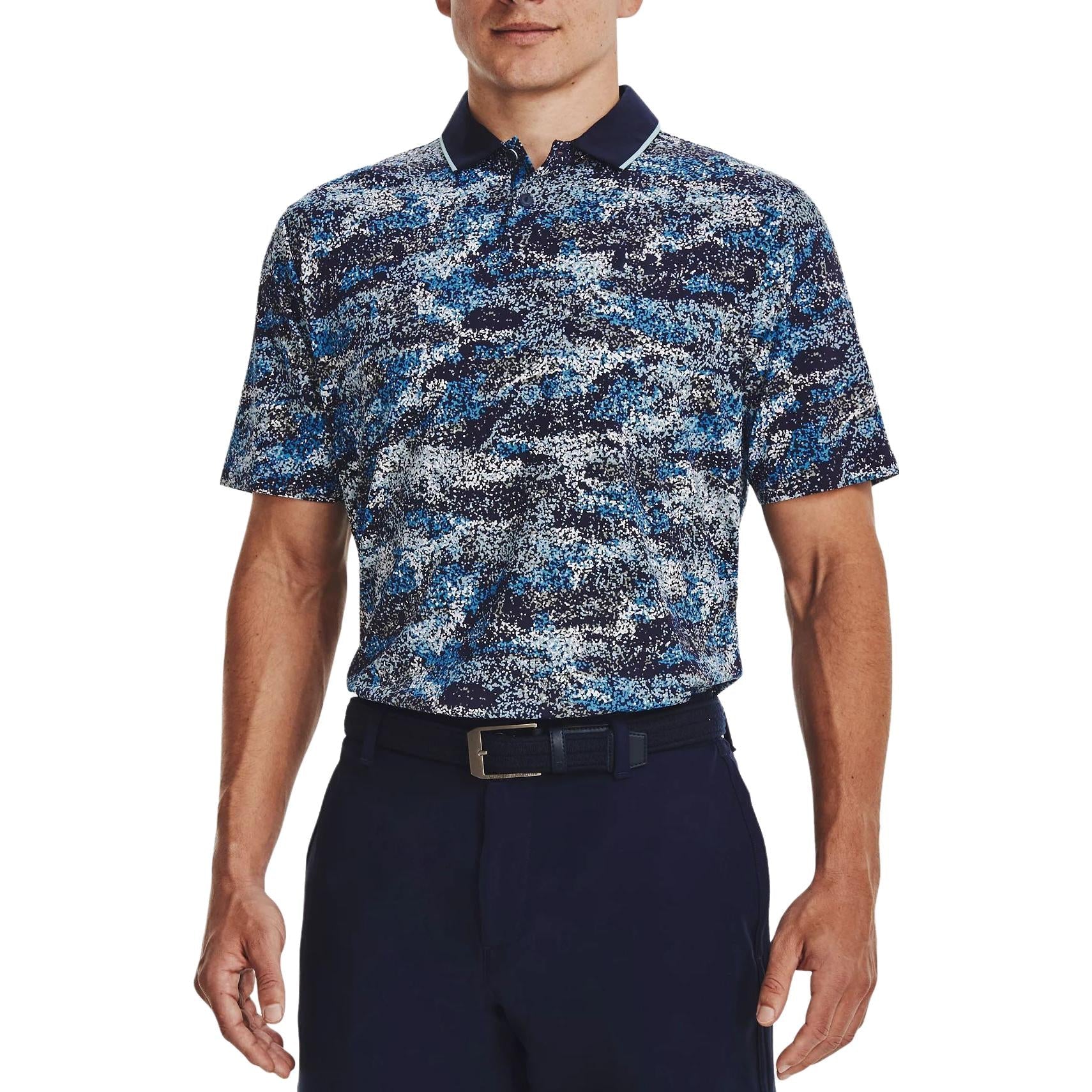 Under Armour Golf Iso-Chill Edge Polo Shirt 'Midnight Navy' 1377365-411
