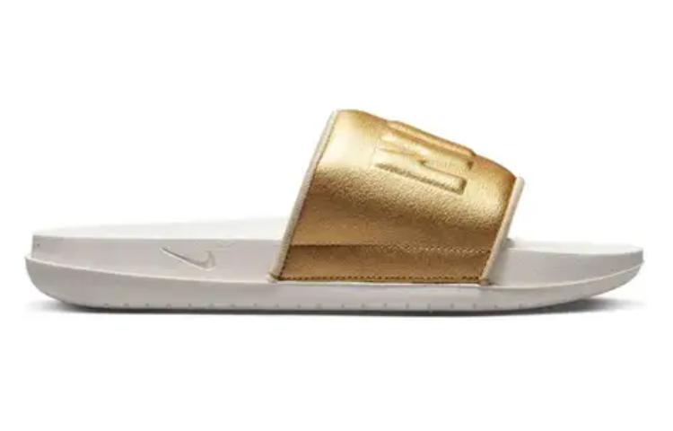 Nike Offcourt Slides 'Gold White' BQ4632-108