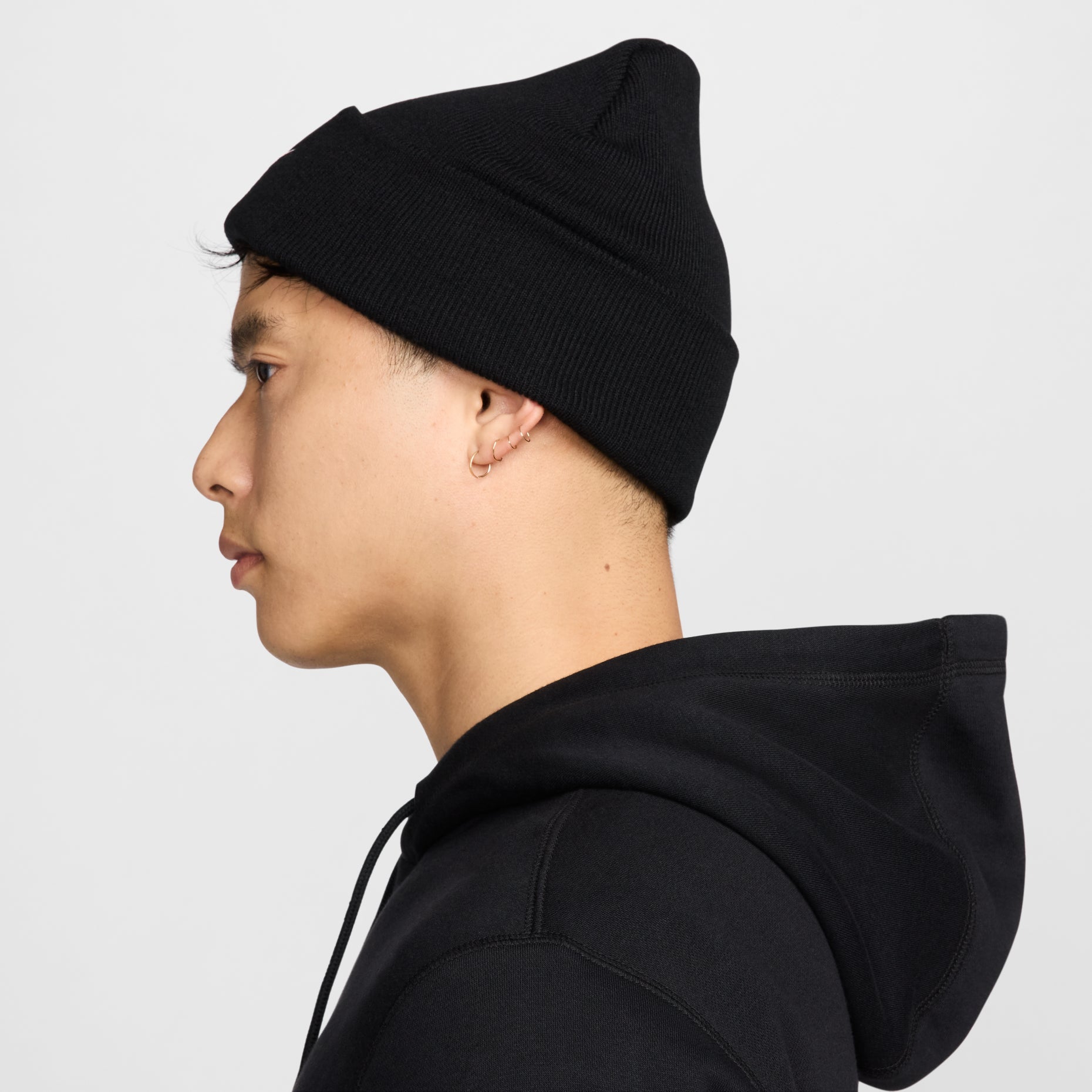 Nike Peak Swoosh Beanie 'Black White' HF0187-010