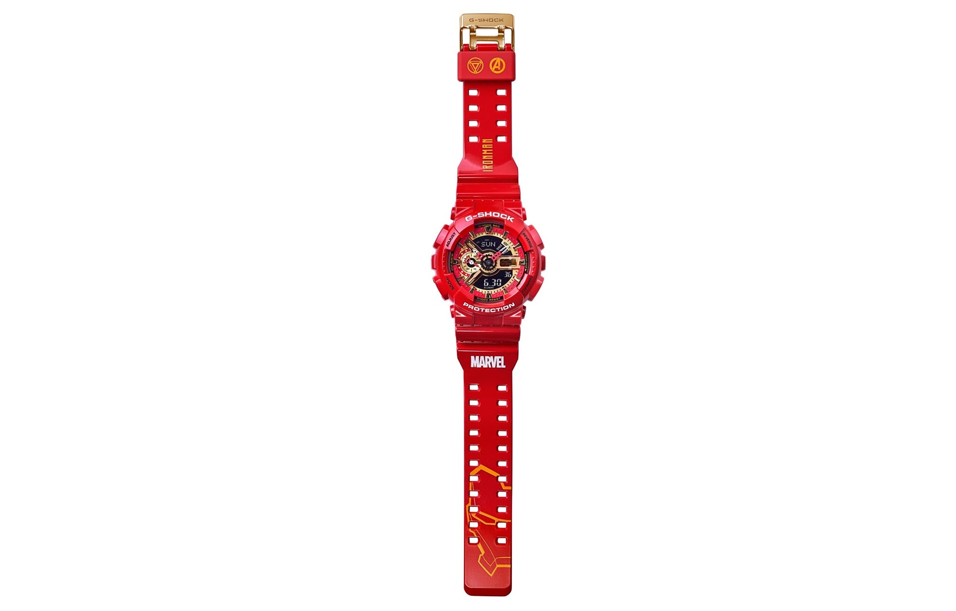 CASIO G-Shock Analog-Digital 'Red' GA-110IRONMAN-4PR