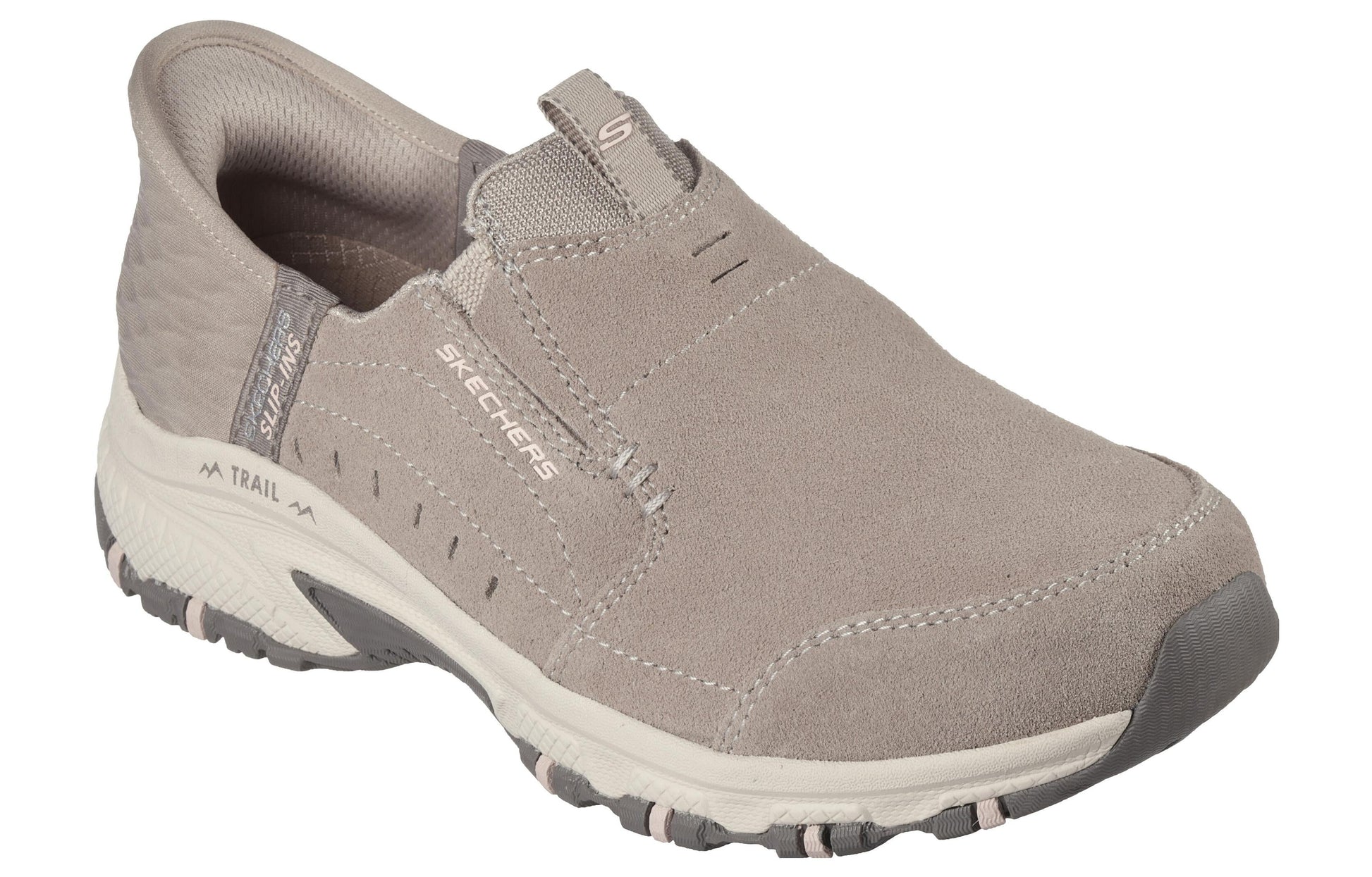 (WMNS) Skechers Slip-ins Hillcrest 'Taupe' 180016-TPE