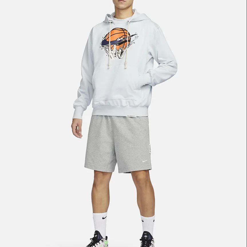 Nike Dri-FIT Standard Issue Basketball Hoodie 'Grey' FB7138-025