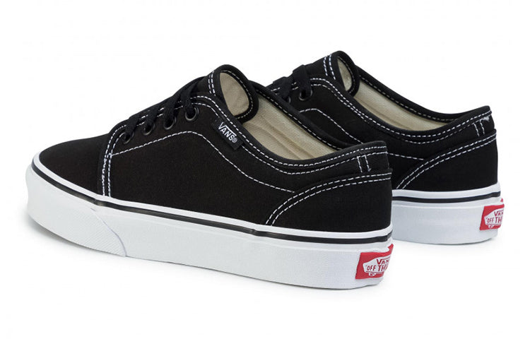 (GS) Vans 106 Vulcanized 'Black White' VN000VM96BT