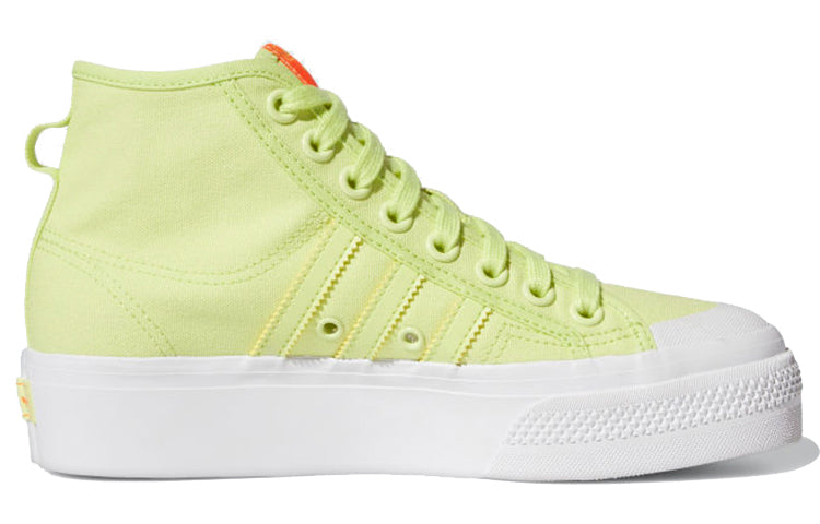 (WMNS) adidas Nizza Platform Mid 'Yellow' FY7580