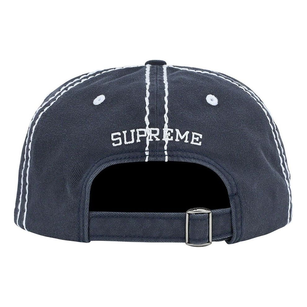 Supreme Big Stitch 6-Panel 'Navy White' SUP-FW20-128