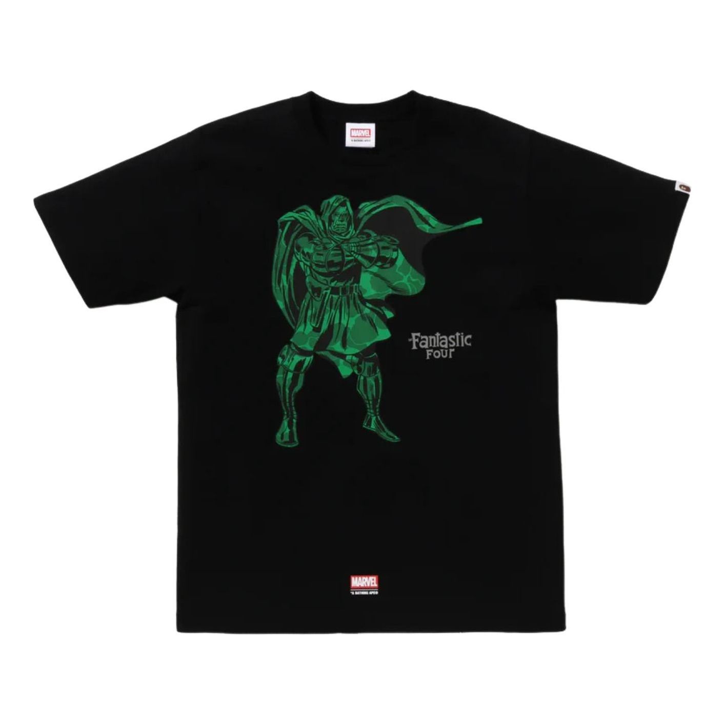A Bathing Ape x Marvel The Fantastic 4 T-Shirt 'Dr.Doom - Black' 1L73-110-908-BLK