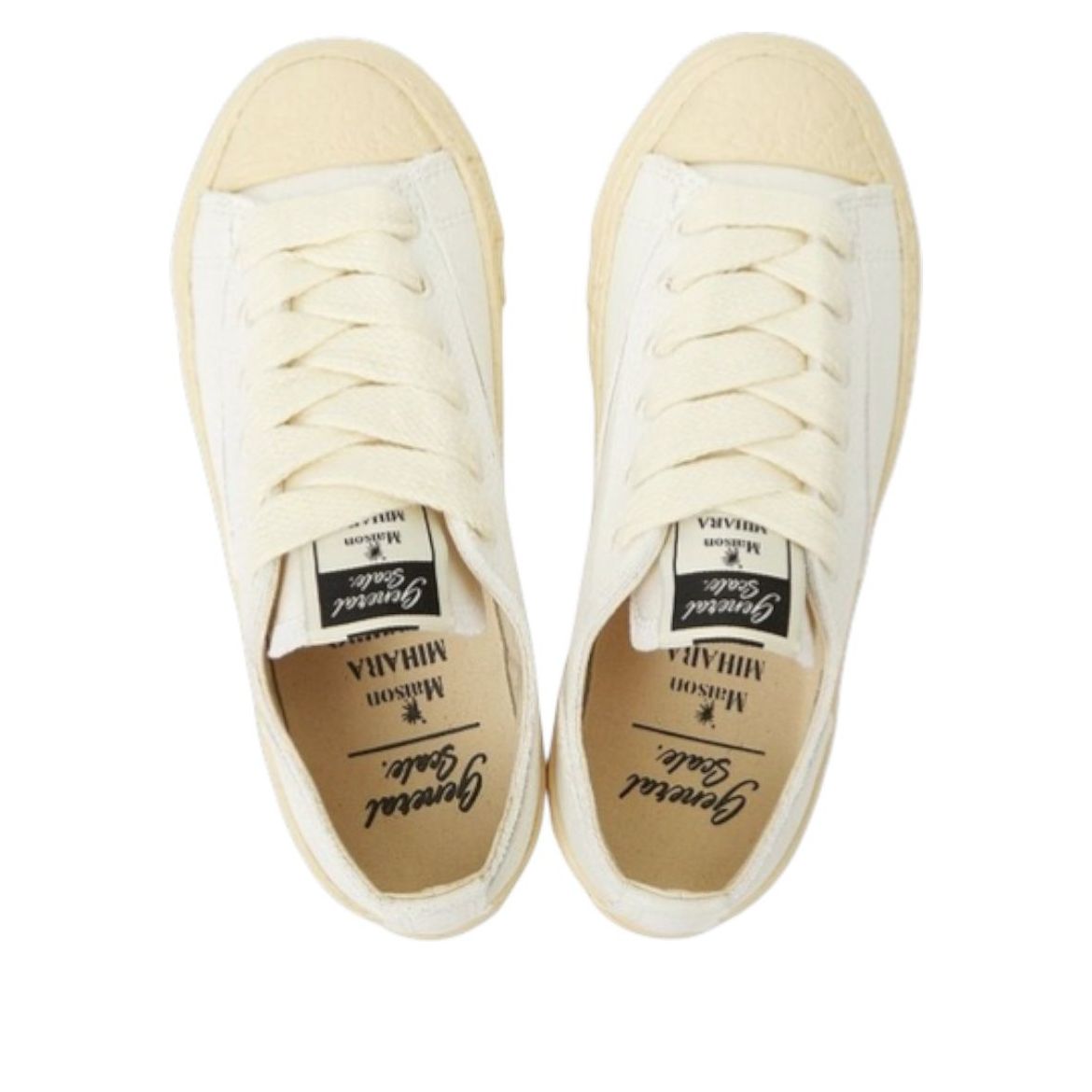 Maison MIHARA YASUHIRO Roy Past Sole Canvas Low 'White' S14FW702-WHT