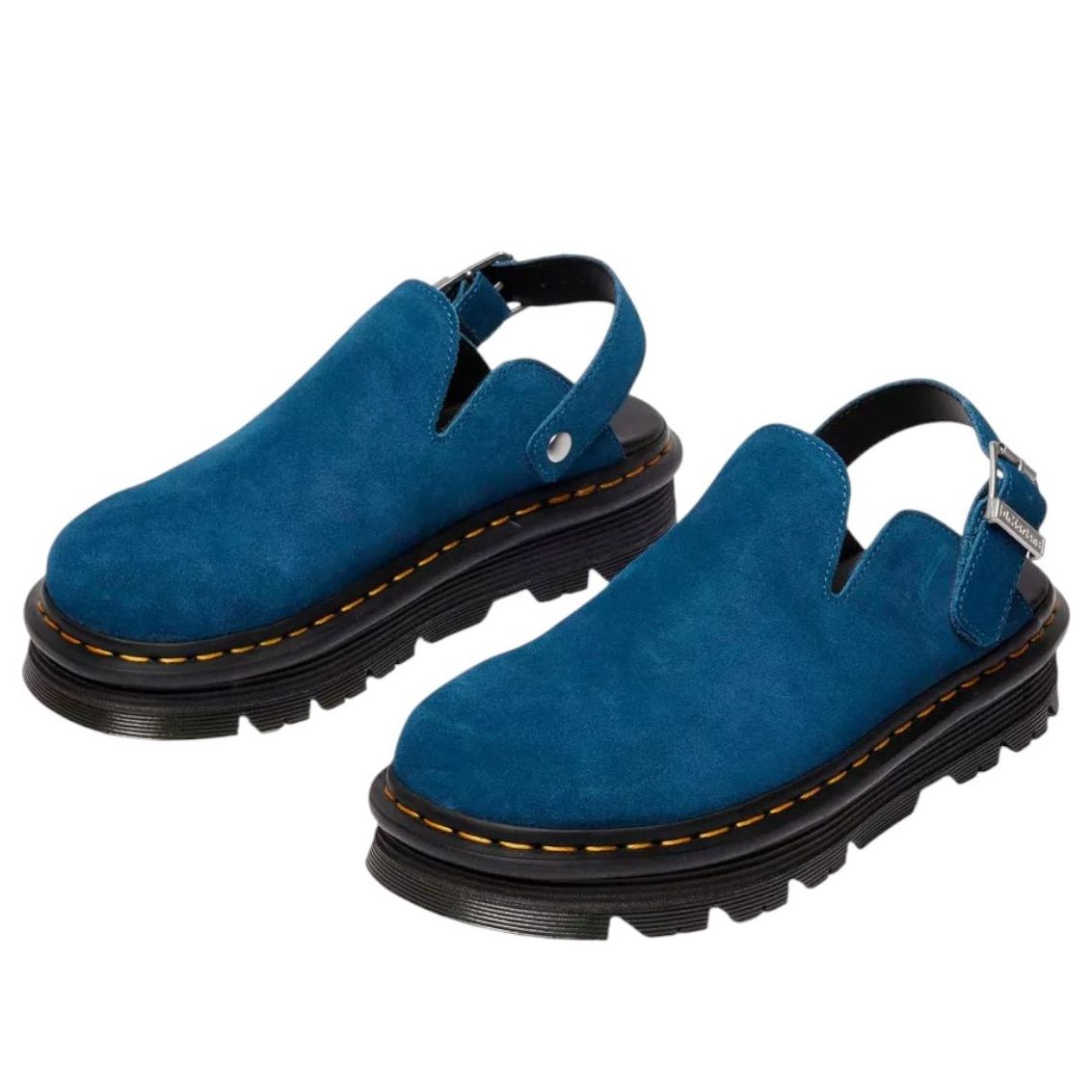 Dr. Martens Zebzag Suede Mules 'Neptune Blue' 31937401