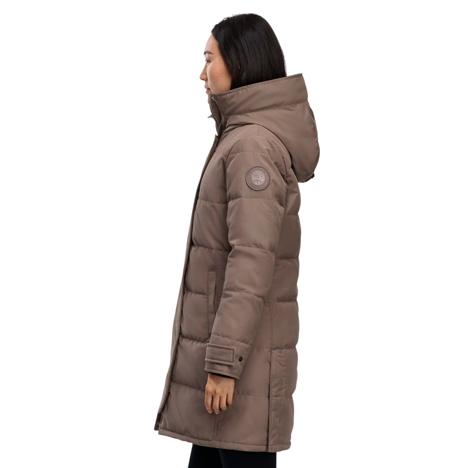 (WMNS) Canada Goose Shelburne Parka Tonal Label 'Taupe Gray' 3802WT-9394