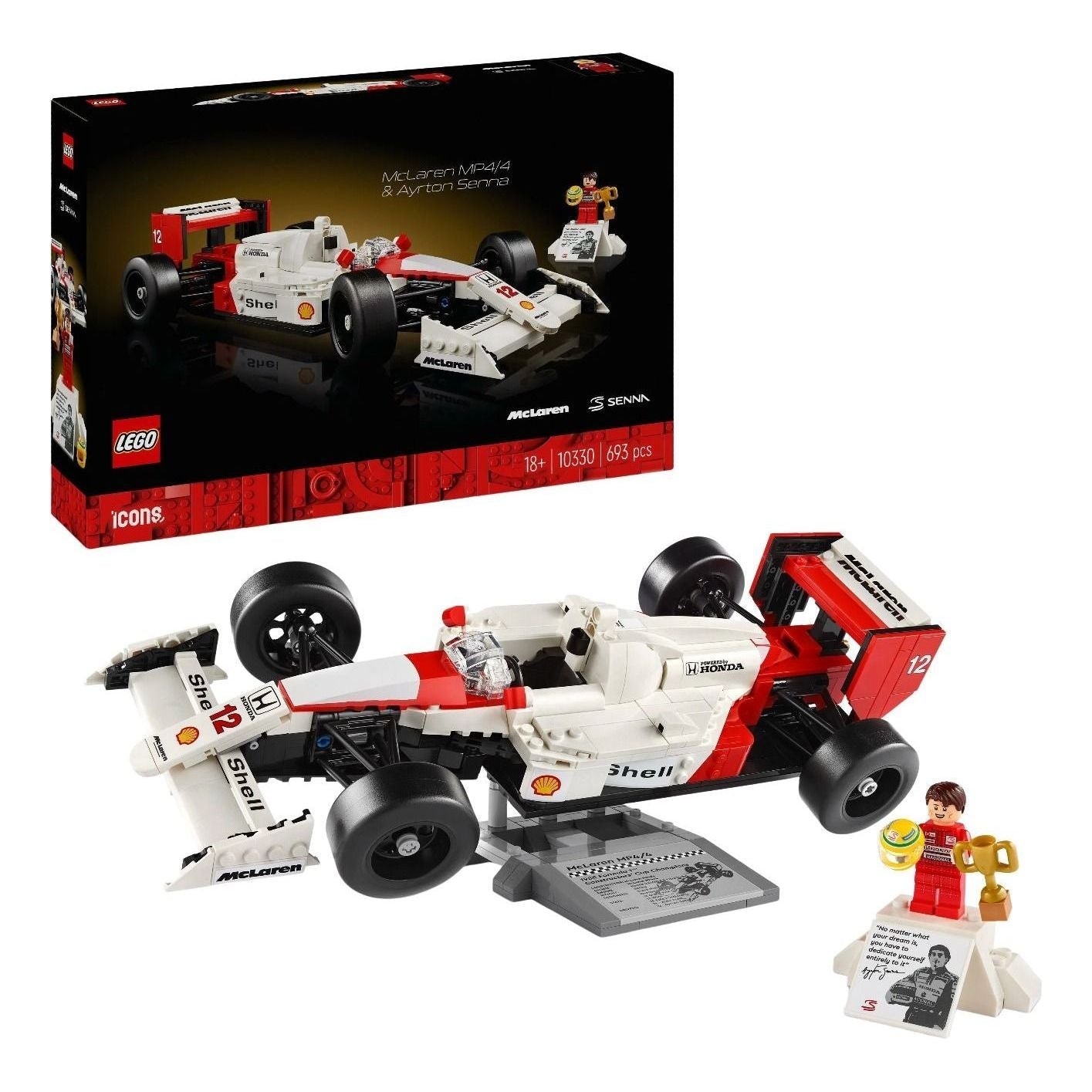 LEGO McLaren MP4/4 & Ayrton Senna 10330