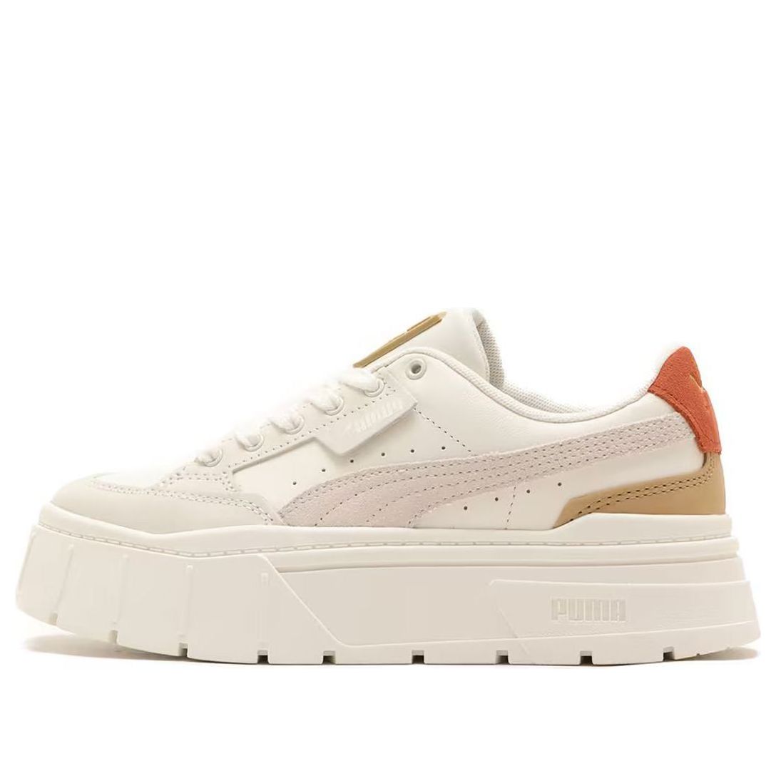 (WMNS) PUMA Mayze Stack Luxe 'White Frosted' 389853-08