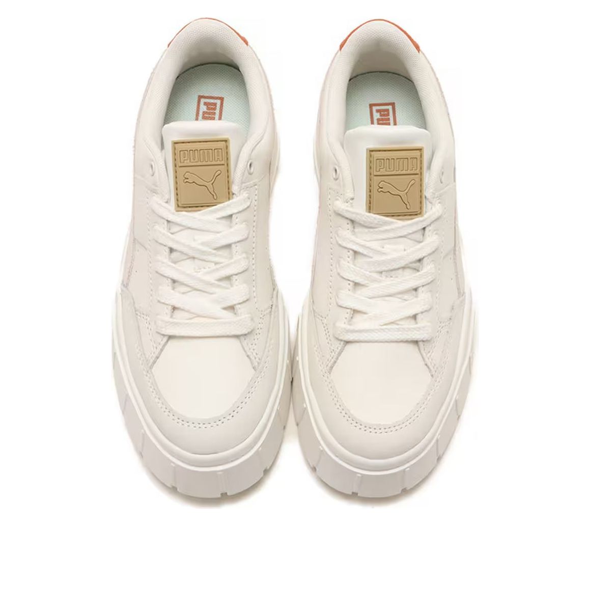 (WMNS) PUMA Mayze Stack Luxe 'White Frosted' 389853-08