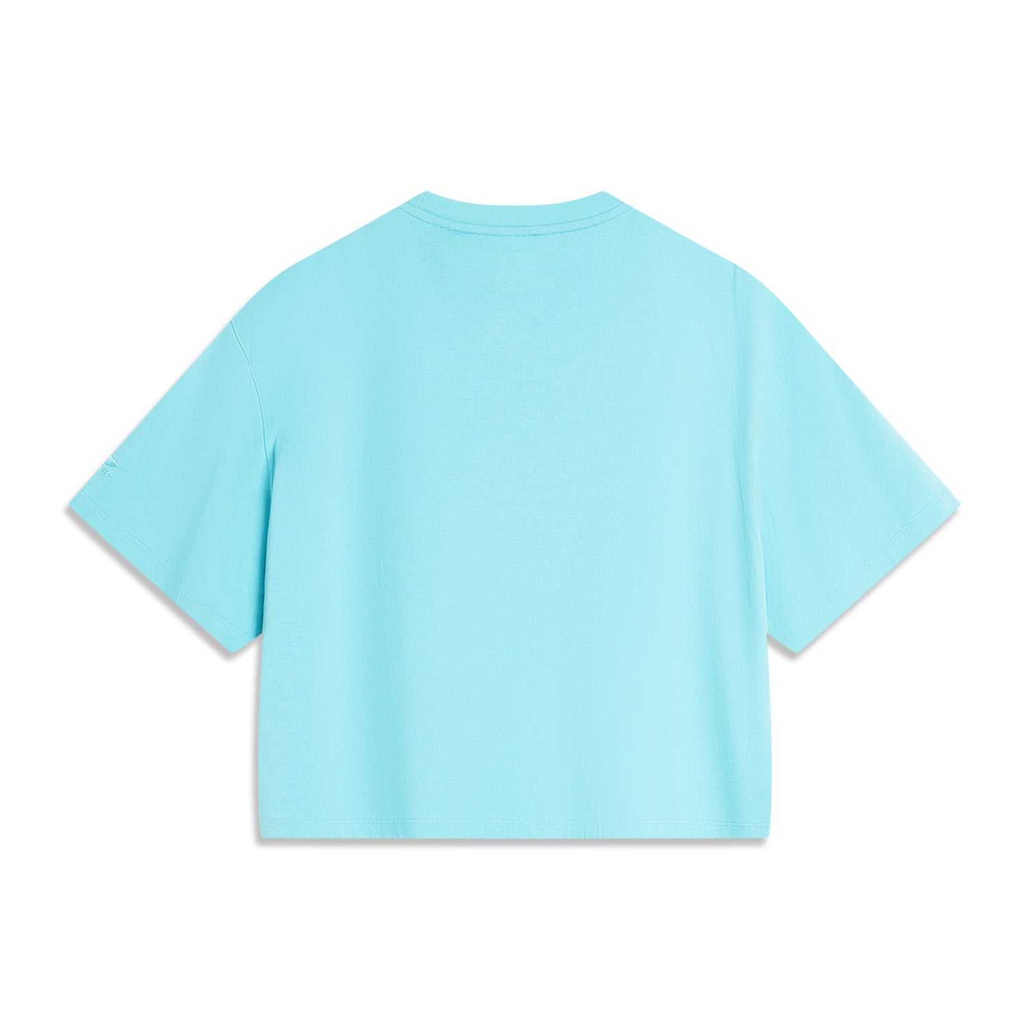 (WMNS) Li-Ning x Disney Monsters University Graphic T-shirt 'Sky Blue' AHSU490-3