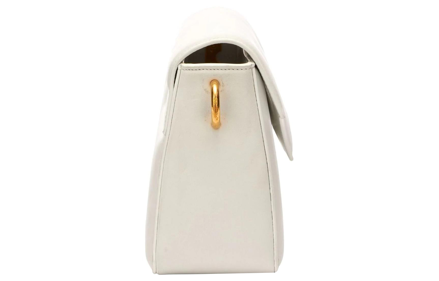 (WMNS) Off-White Burrow 24 Shoulder Bag 'White' OWNN043F22LEA0010100