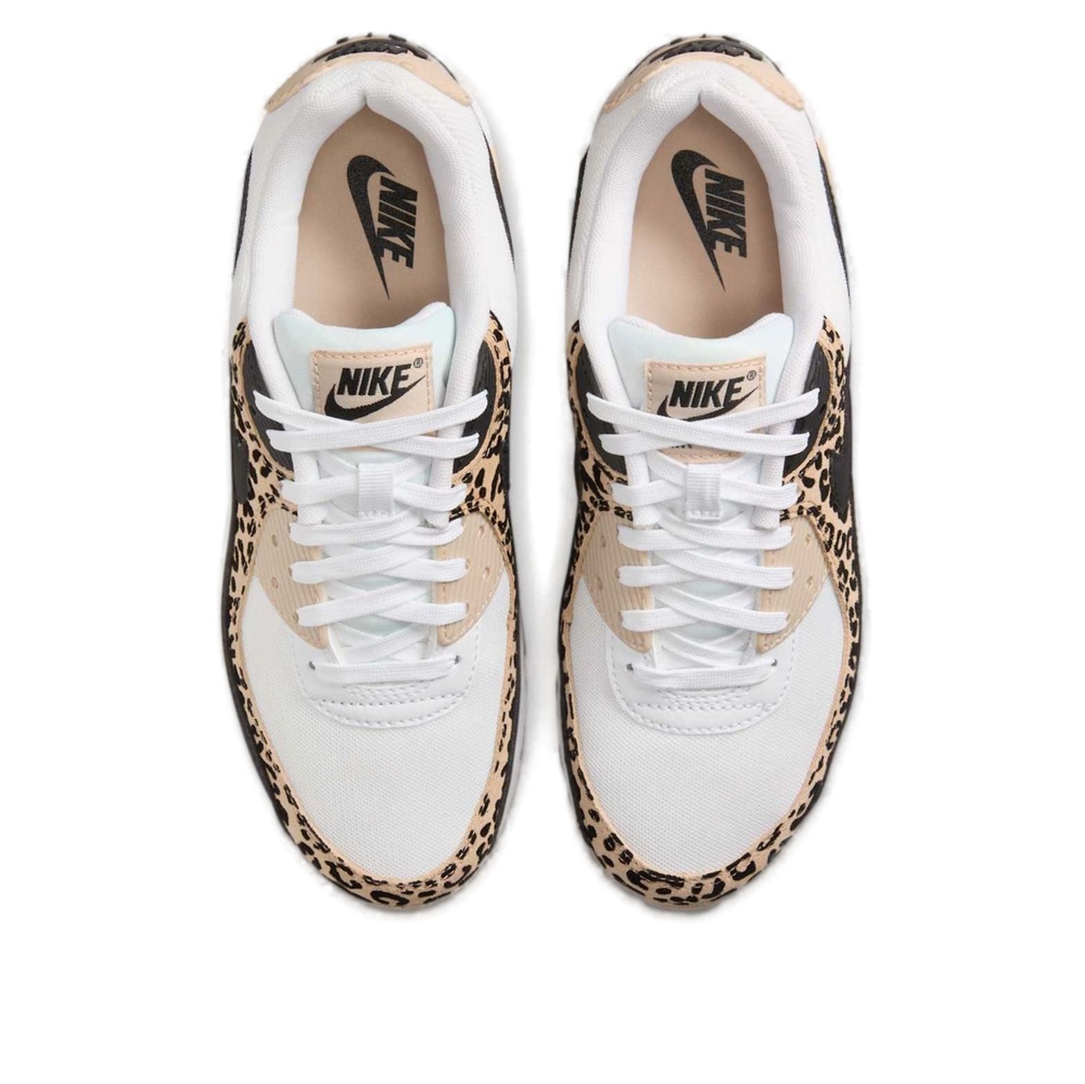 (WMNS) Nike Air Max 90 'Leopard Sanddrift Black' IF1619-100