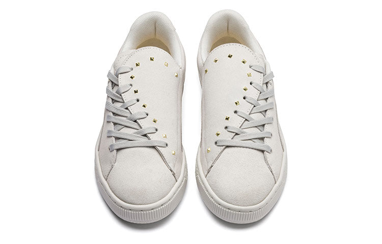 (WMNS) PUMA Suede Crush Studs 'Marshmallow' 369688-02
