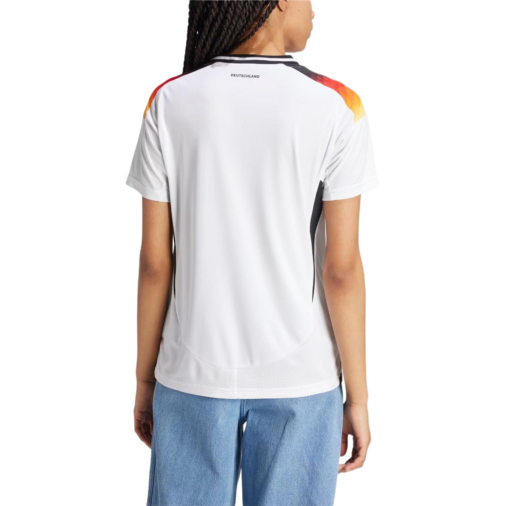 (WMNS) adidas Germany 24 Home Soccer Jersey Asia Sizing 'White' IP6131