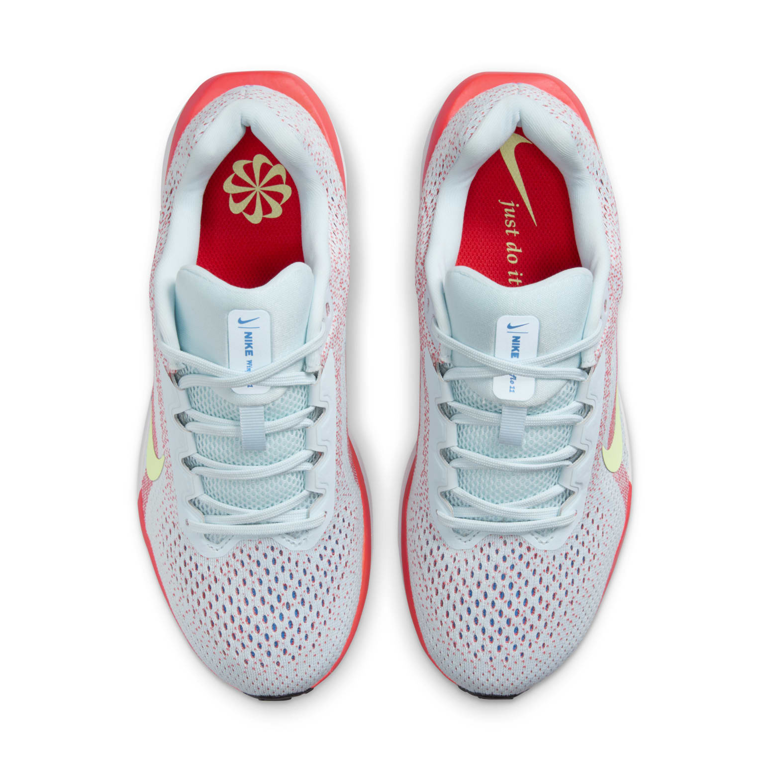 (WMNS) Nike Air Zoom Winflo 11 'Glacier Blue Bright Crimson' FJ9510-402