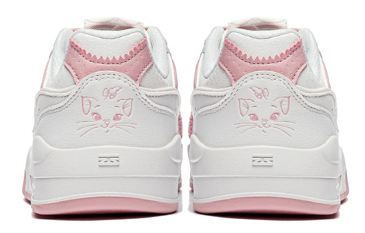 (WMNS) Li-Ning Moon White x Disney Marie Cat 'White Pink' AGCT416-3