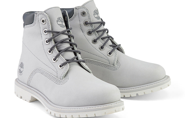 (WMNS) Timberland Waterville 6 Inch Wide Fit Waterproof Boots 'Light Grey' A2M1U