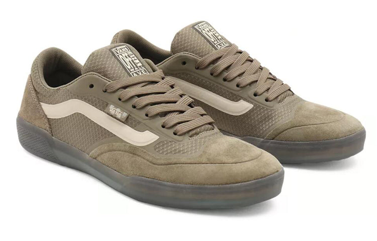 Vans Ave Breathable Wear-Resistant Non-Slip Low Top Casual Skate Shoes Brown Green VN0A5JIB9BD